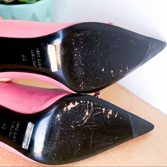 🇮🇹 DOLCE & GABBANA mauve pink leather shoes - Picture 7 of 11